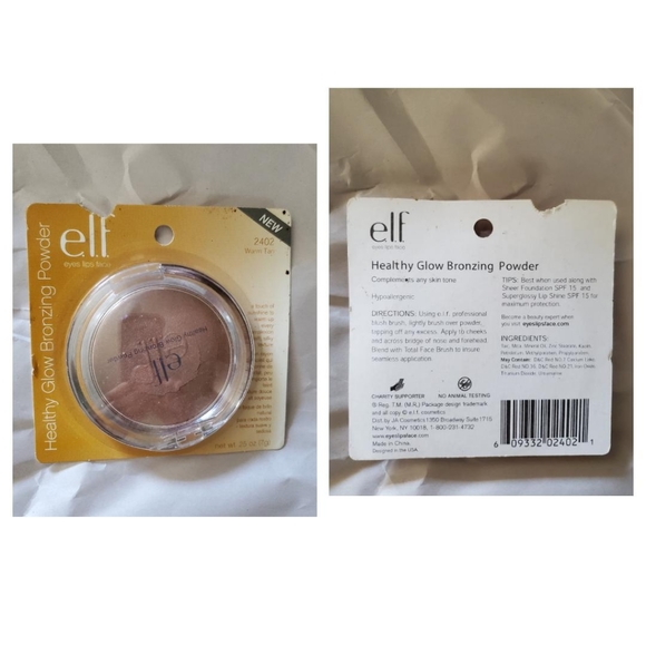 ELF Eyes Lips Face Cosmetics Makeup Powder Glaze  Shadow Eyelash curler PUFFS - Picture 7 of 11